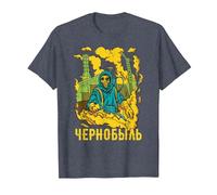 Chernobyl Chernobyl Roentgen Radioactive Explosion T-Shirt, Men, Heather Blue, Medium