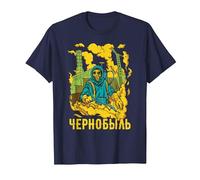 Chernobyl Chernobyl Roentgen Radioactive Explosion T-Shirt, Men, Navy Blue, Small