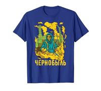 Chernobyl Chernobyl Roentgen Radioactive Explosion T-Shirt, Men, Royal Blue, Large