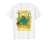 Chernobyl Chernobyl Roentgen Radioactive Explosion T-Shirt, Men, White, 4X-Large