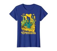 Chernobyl Chernobyl Roentgen Radioactive Explosion T-Shirt, Women, Royal Blue, X-Small