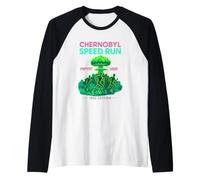 Chernobyl Speed Run 1986 Retro Funny Raglan Baseball Tee