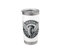 Cherohala Skyway North Carolina Motorcycle Biker Trail Stainless Steel Insulated Tumbler