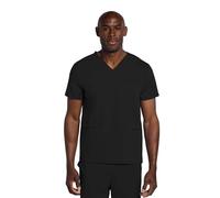 Cherokee Atmos Men Scrubs Top V-Neck CK719A, Black, XXXXXL Big