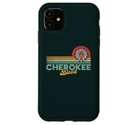 Cherokee Blood Retro Sun Vintage Indian American Headdress Case for iPhone 11