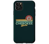 Cherokee Blood Retro Sun Vintage Indian American Headdress Case for iPhone 11 Pro Max