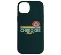 Cherokee Blood Retro Sun Vintage Indian American Headdress Case for iPhone 14 Plus
