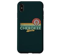Cherokee Blood Retro Sun Vintage Indian American Headdress Case for iPhone XS Max