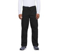 CHEROKEE Cargo Pant for Men and Women with 3 Pockets Adjustable Webbed Drawstring 4100, Black, Medium Tall