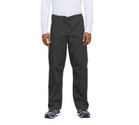 CHEROKEE Cargo Pant for Men and Women with 3 Pockets Adjustable Webbed Drawstring 4100, Pewter, X-Large