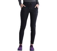 CHEROKEE Form Mid Rise Tapered Leg Drawstring Pant, CK095, XXS, Black