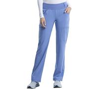 Cherokee iflex CK002 Women's Mid Rise Straight Leg Pull-on Pant