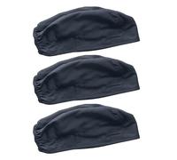 Cherokee Men and Women Scrub Cap with Adjustable Elastic Tie-Back Lightweight, Breathable No-Slip Unisex Surgical Cap - 2506, Pewter - 3 Pack, One Size