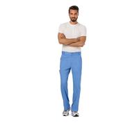 Cherokee Men - Man Scrub Trouser Revolution - Medical Clothing - with Cargo Pockets - Drawstring - Zip Fly - WWE140 - Ciel - S