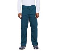 Cherokee Men - Man Scrubs Cargo Trouser Originals - Medical Clothing - with Adjustable Drawstring - Zip Fly - WWE4100 - Caribbean Blue - L