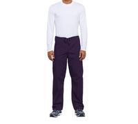 Cherokee Men - Man Scrubs Cargo Trouser Originals - Medical Clothing - with Adjustable Drawstring - Zip Fly - WWE4100 - Eggplant - M