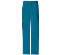 Cherokee Men & Women Scrubs Pant Workwear Core Stretch Drawstring Cargo 4043, Caribbean Blue, Medium