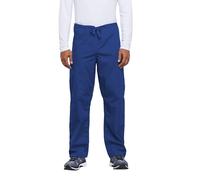 CHEROKEE Men & Women Scrubs Pant Workwear Originals Drawstring Cargo 4100, Royal, Large
