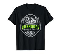 Cherokee National Forest Value Graphic T-Shirt, Men, Black, XL
