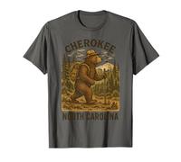 Cherokee North Carolina Bear Hiking Nature Adventure T-Shirt