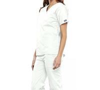 Cherokee - Originals 18026 Women's V-Neck Tunic Size S White
