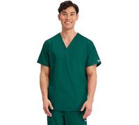 CHEROKEE Originals Unisex V-Neck Scrubs Shirt - Green - Medium
