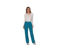 Cherokee Women - Woman Scrub Trouser Revolution - Medical Clothing - with Cargo Pockets - Easy Pull-on - WWE110 - Caribbean Blue - 2XL