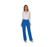 Cherokee Women - Woman Scrub Trouser Revolution - Medical Clothing - with Cargo Pockets - Easy Pull-on - WWE110 - Royal - M