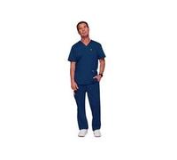 Cherokee Revolution WW670 V Neck Scrub Top Navy Size 3XL