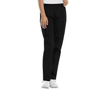 Cherokee Scrub Pants for Women Workwear Originals Pull-On Elastic Waist 4200, Black, XXL Petite