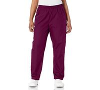 Cherokee Scrub Pants for Women Workwear Originals Pull-On Elastic Waist 4200, Wine, M