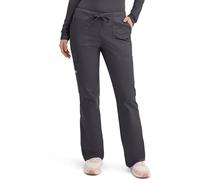 Cherokee Scrubs for Women Workwear Core Stretch Drawstring Cargo Scrub Pants 4044, Pewter, XXS