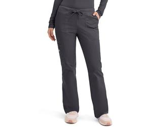 Cherokee Scrubs for Women Workwear Core Stretch Drawstring Cargo Scrub Pants 4044, Pewter, XXS