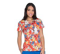 Cherokee Tooniforms by Women's V-Neck Jungle Book Print Scrub Top