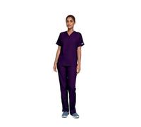 Cherokee Unisex Scrub Top Eggplant XS CH4700/EGGP/XS