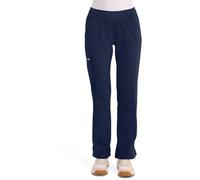 Cherokee Women - Woman Scrub Trouser Revolution - Medical Clothing - with Cargo Pockets - Easy Pull-on - WWE110 - Navy - L
