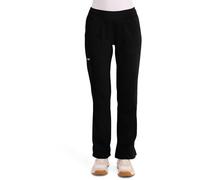 Cherokee Women - Woman Scrub Trouser Revolution - Medical Clothing - with Cargo Pockets - Easy Pull-on - WWE110 - Black - XS