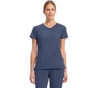 Cherokee Women's 2625a Medical Scrubs Shirt, Navy, Medium