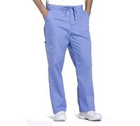 Cherokee Workwear Professionals WW190 Men's Tapered Leg Drawstring Cargo Scrub Pant