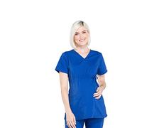 Cherokee Workwear Professionals WW685 Women's Maternity Mock Wrap Solid Scrub Top