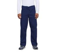 CHEROKEE Workwear Scrubs Unisex Cargo Pant, Navy, X-Small/Short