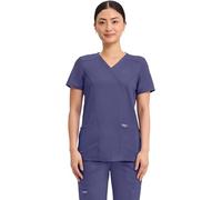 Cherokee WW Revolution by WW610 Women's Mock Wrap Scrub Top