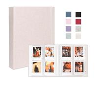 Cherrich Mini Photo Album for Fujifilm Instax Mini Polaroid Snap, Linen Picture Book 2x3, Each Small Album Holds 208 Photos