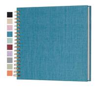 Cherrich Photo Album Scrapbook 10x10 Inch Linen Cover for Wedding, Baby, Family, Graduation, Dog, Vacation