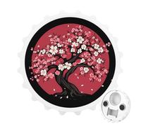 Cherries Flowers Japanese Moon Bottle Opener/Refrigerator Magnetic Stick Photos Notifications Or Reminders Portable Decorative Gifts