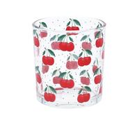 Cherries Glass Tea Light Holder - Gisela Graham