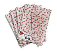 Cherries Printed Tissue Paper - Decorative Tissue for Decoupage - Spring Tissue Paper | 24 Sheets 20" x "30"