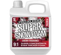 Pro-Kleen Super Snow Foam Car Shampoo 1L - Produces Extra Thick Foam - pH Neutral & Super Concentrate Formulav (Cherry)