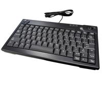 Active Key USB Keyboard AK-440-TU-B/US – US English QWERTY, Windows, Black, Integrated Trackball