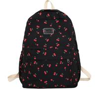 Cherry Backpack Aesthetic Backpack Backpack Laptop Travel Casual Backpack Garnishing Set (Black, One Size)